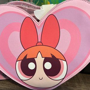 Pink Heart Shaped Blossom The Power Puff Girls Crossbody Purse
